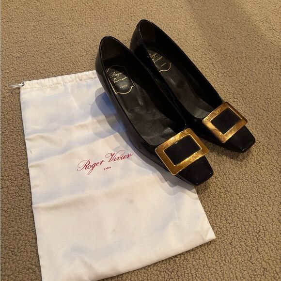 Roger Vivier Trompette Pumps in leather size 38 - Picture 2 of 7